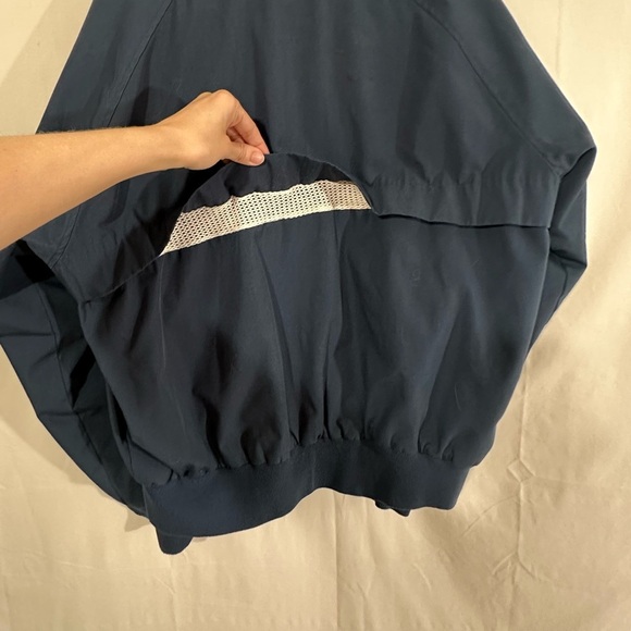 Vintage 80’s Woolrich Navy Harrington Jacket Red Plaid 
 – M – Made Hong Kong - Picture 10 of 10